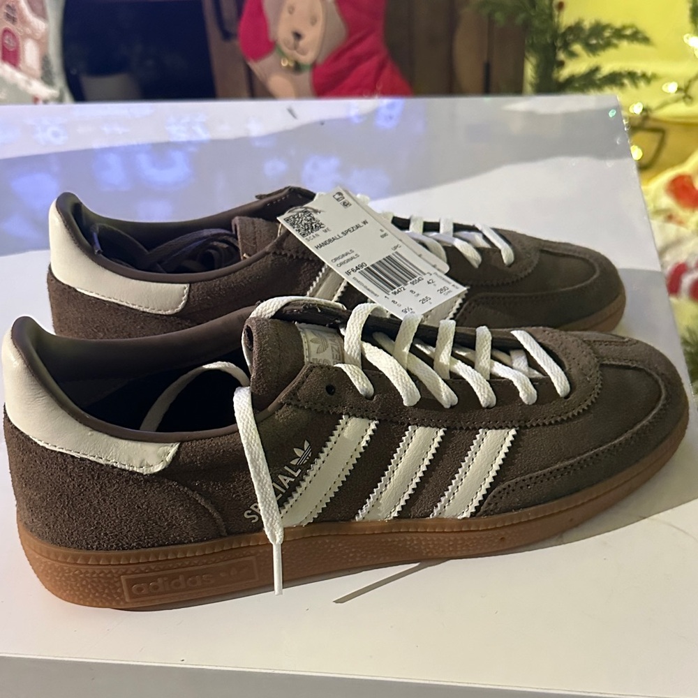 Adidas Spezial Brown and White Women’s Shoes